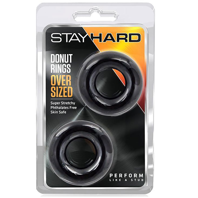 Stay Hard Donut Rings Oversized (2 Pack)